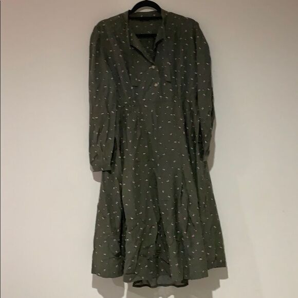 Lucky Brand Floral Print Green Dress no tag - Picture 1 of 2